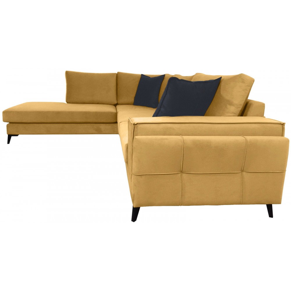 Γωνιακός καναπές Siena-Moustardi-Δεξιά