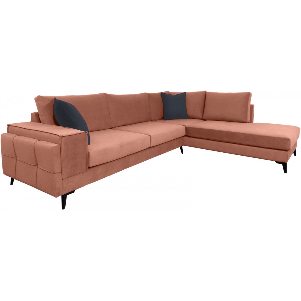 Γωνιακός καναπές Siena-Portokali-Αριστερή