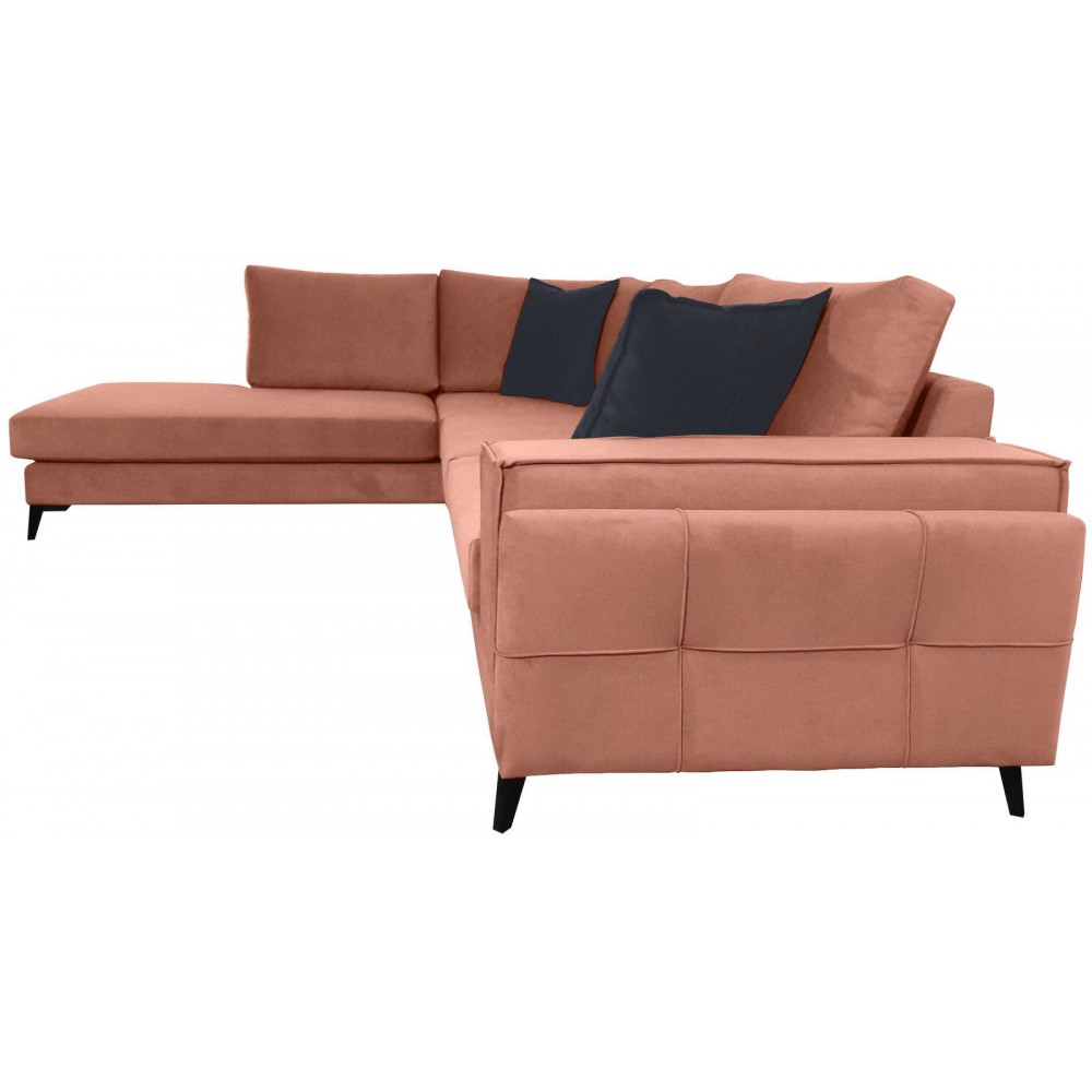 Γωνιακός καναπές Siena-Portokali-Δεξιά