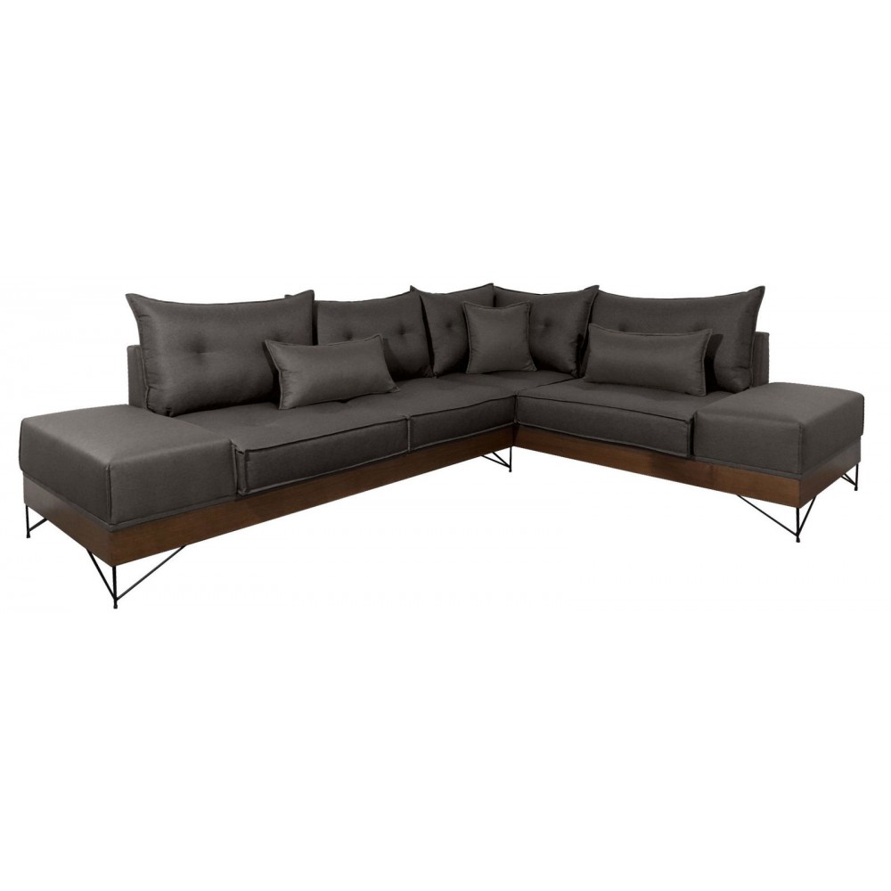 Γωνιακός καναπές King-Kafe-Δεξιά