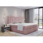 Επενδυμένο κρεβάτι Irma-140 x 200-Roz
