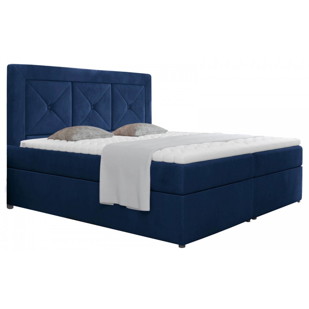 Επενδυμένο κρεβάτι Irma-160 x 200-Mple Skouro