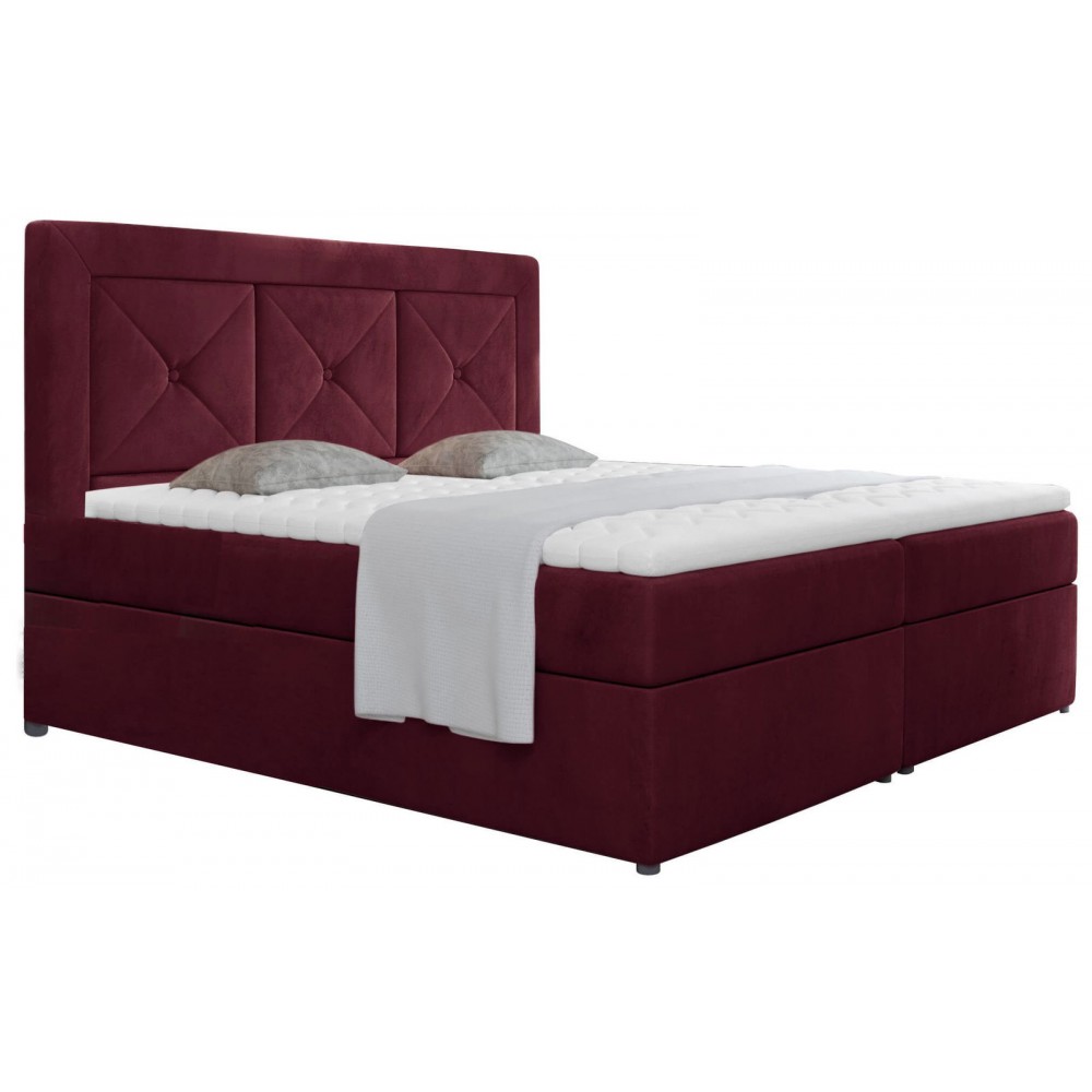 Επενδυμένο κρεβάτι Irma-160 x 200-Mporntw