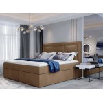 Επενδυμένο κρεβάτι Benson-Kafe Anoixto-160 x 200