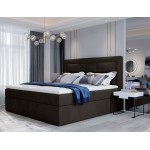 Επενδυμένο κρεβάτι Benson-Kafe Skouro-160 x 200