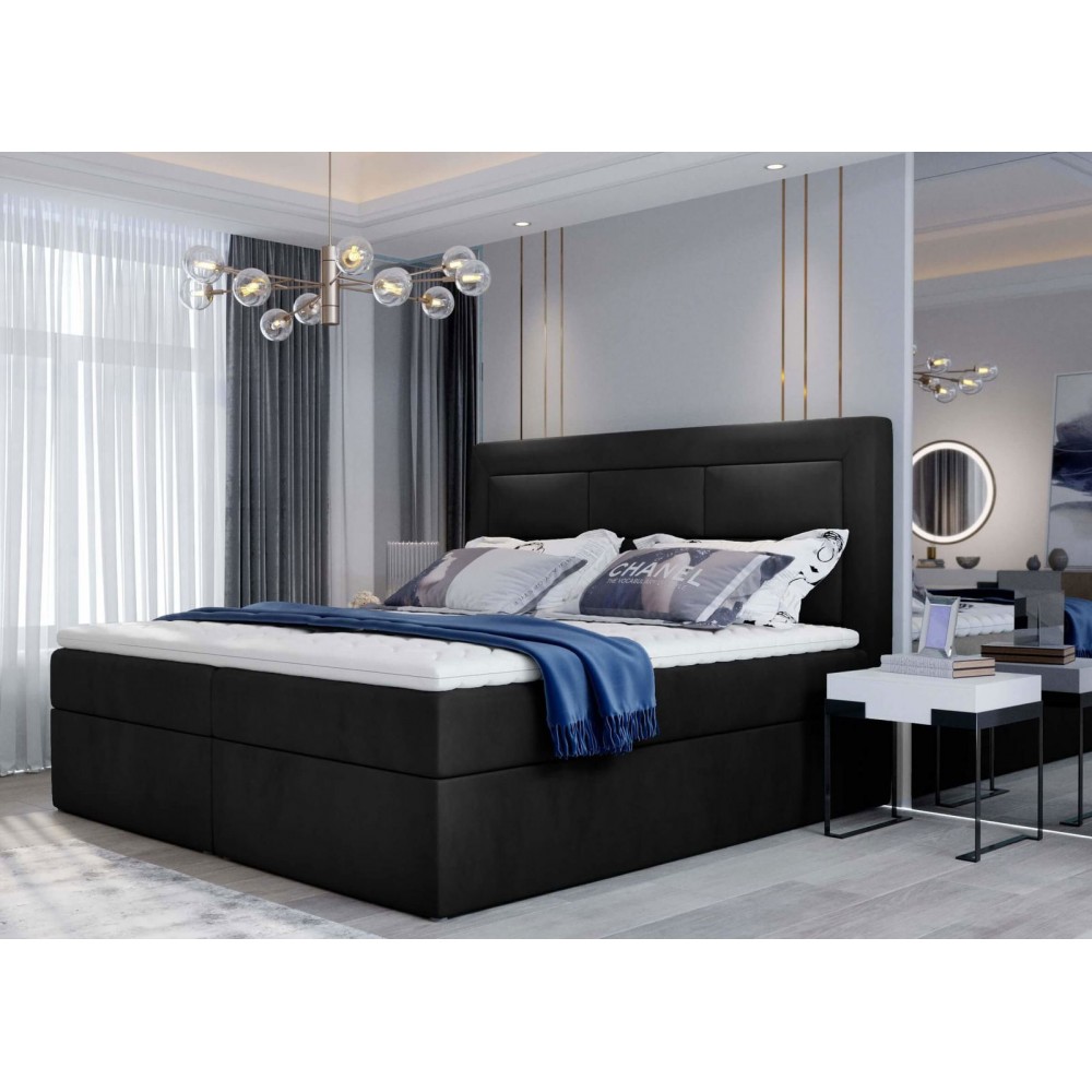 Επενδυμένο κρεβάτι Benson-Mauro-180 x 200