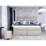 Επενδυμένο κρεβάτι Benson-Mpez Anoixto-160 x 200