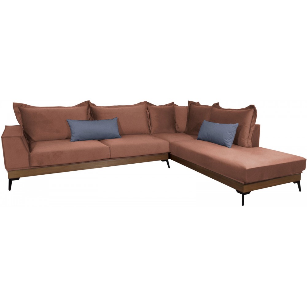 Γωνιακός καναπές Boss-Portokali-Αριστερή