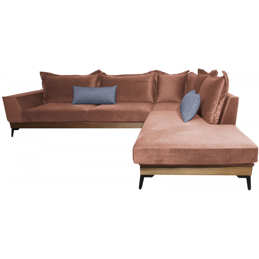 Γωνιακός καναπές Boss-Portokali-Αριστερή