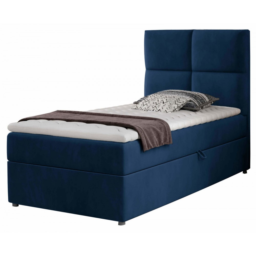 Επενδυμένο κρεβάτι Ivan-Mple Skouro