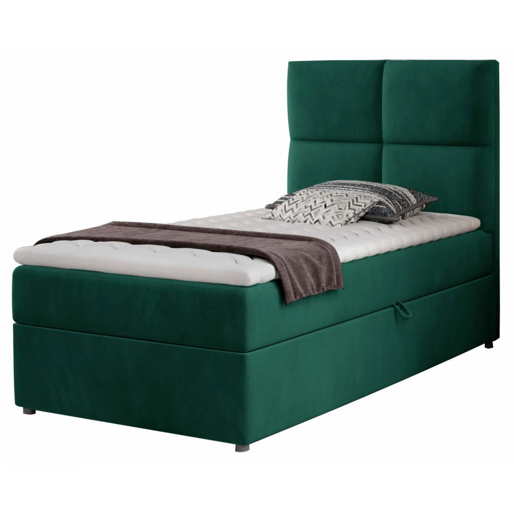 Επενδυμένο κρεβάτι Ivan-Prasino