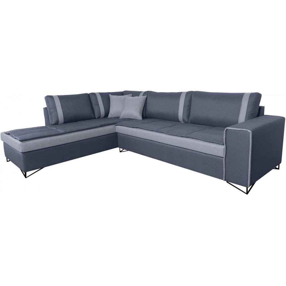 Γωνιακός καναπές Oscar-Gkri Skouro-Gkri Anoixto-Δεξιά