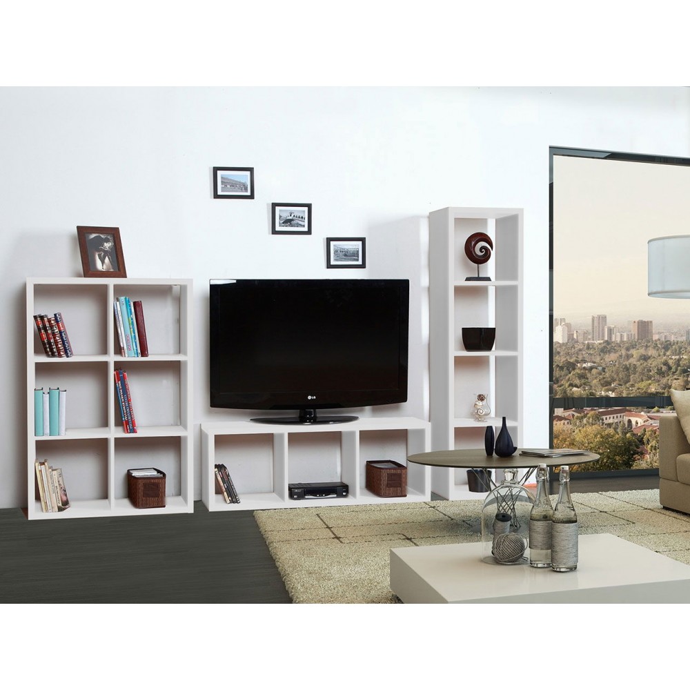 Βιβλιοθήκη Clever 4s-Λευκό