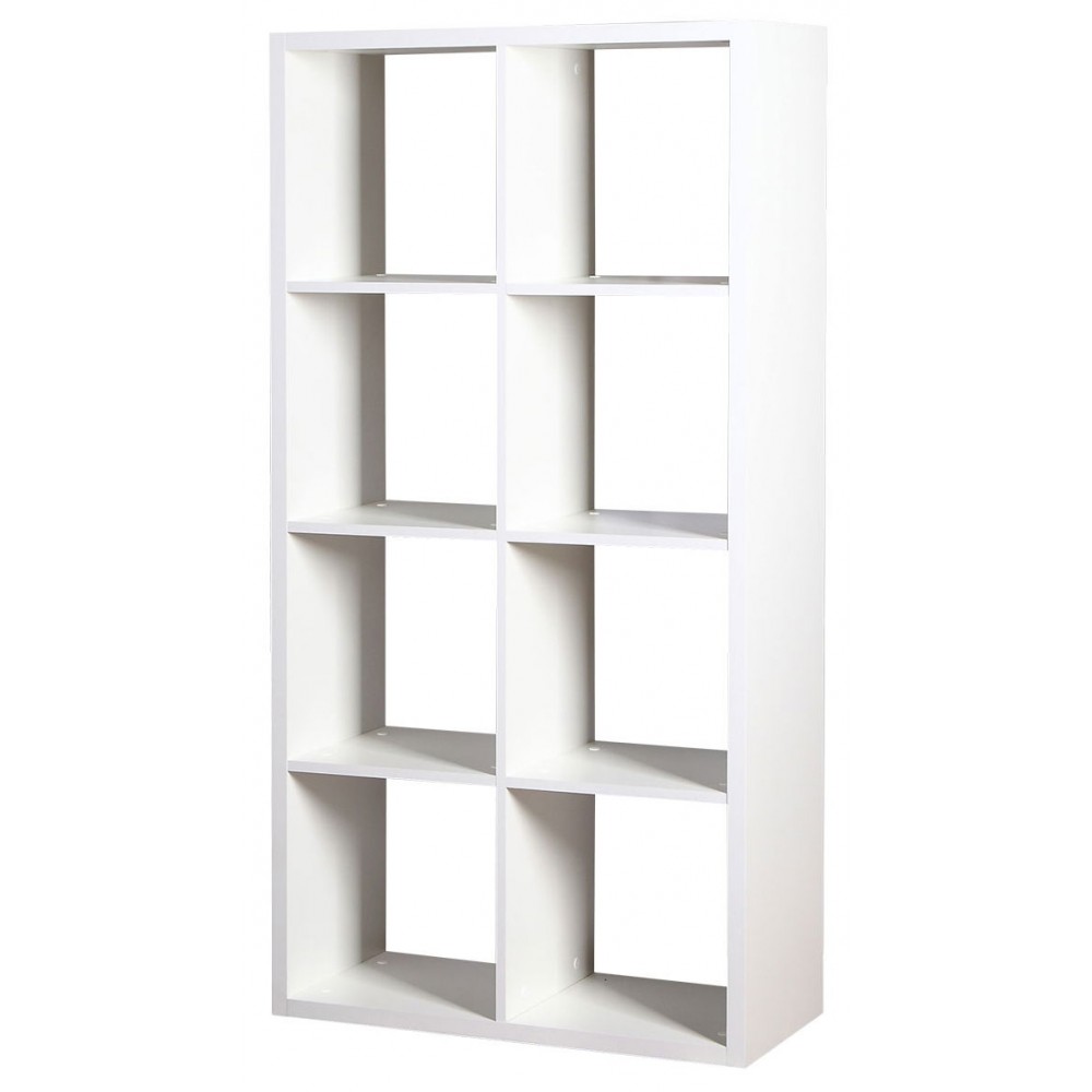 Βιβλιοθήκη Clever 8s-Λευκό