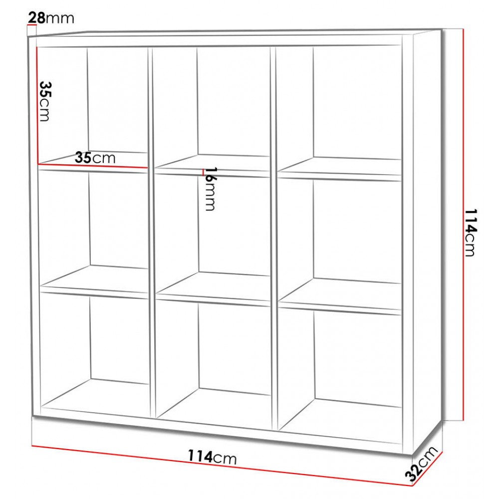 Βιβλιοθήκη Clever 9s-Φυσικό