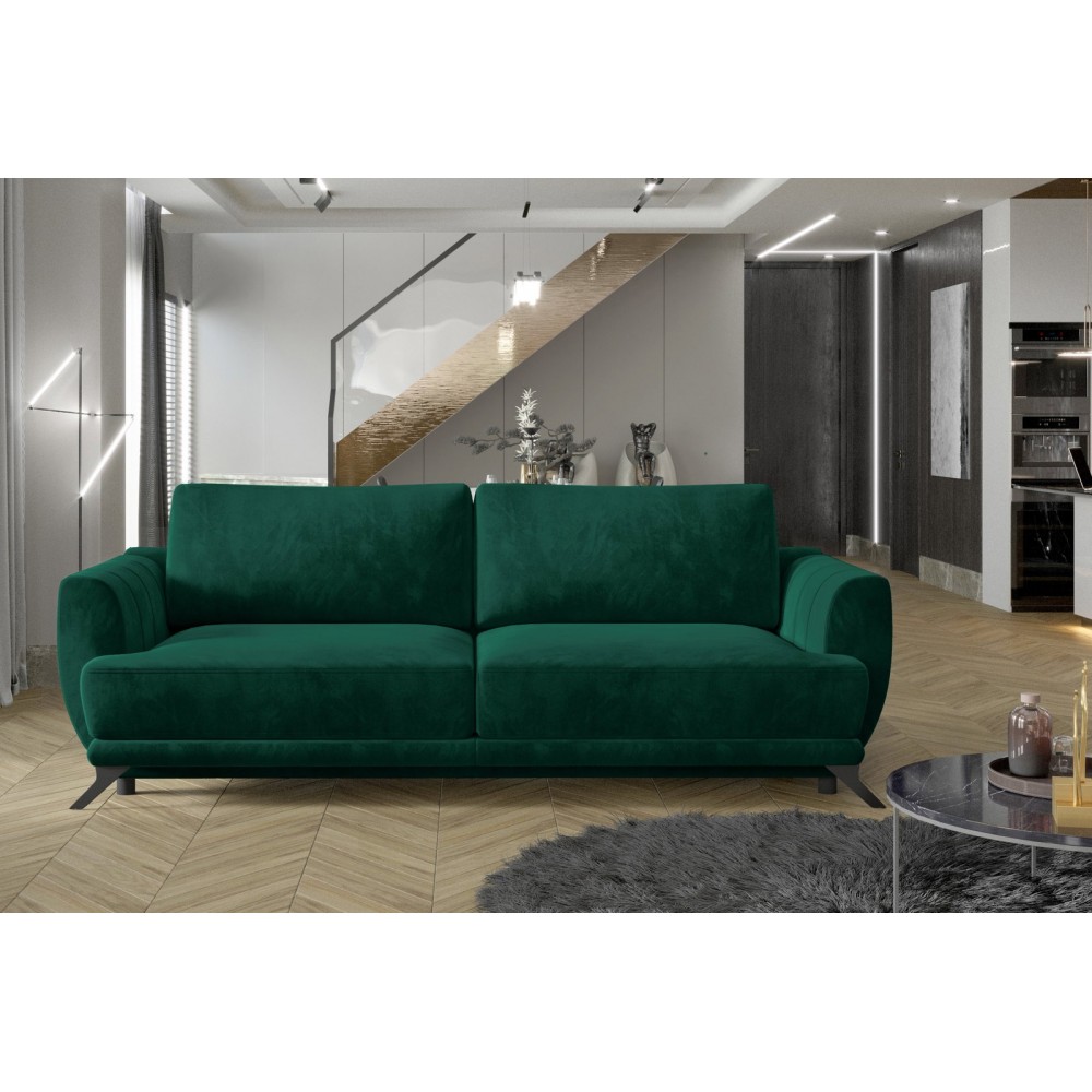 Καναπές - Κρεβάτι Gisme-Prasino Skouro 250x95x90