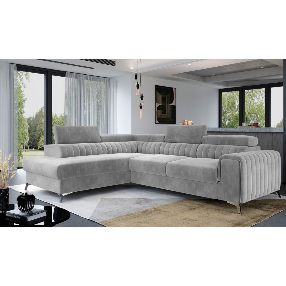 Γωνιακός καναπές Renesy-Gkri-Αριστερή