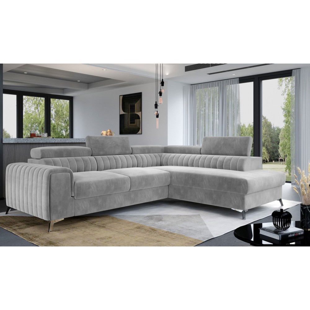 Γωνιακός καναπές Renesy-Gkri-Δεξιά