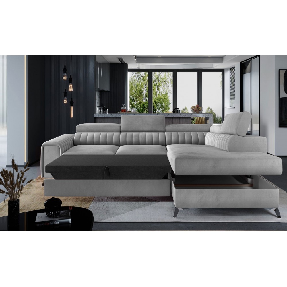 Γωνιακός καναπές Renesy-Gkri-Δεξιά