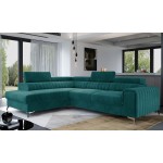 Γωνιακός καναπές Renesy-Petrol-Αριστερή