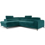 Γωνιακός καναπές Renesy-Petrol-Αριστερή