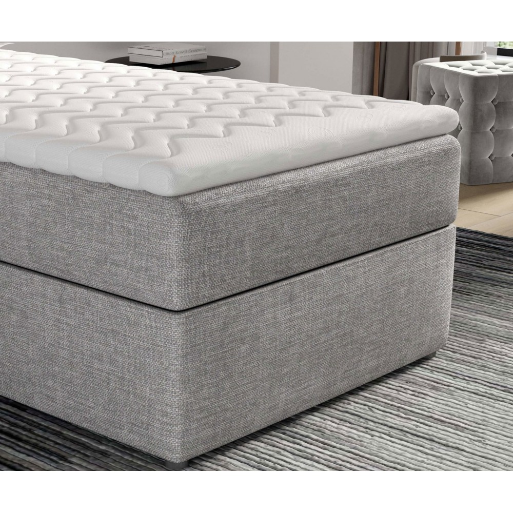 Επενδυμένο κρεβάτι Odette-Kafe Skouro