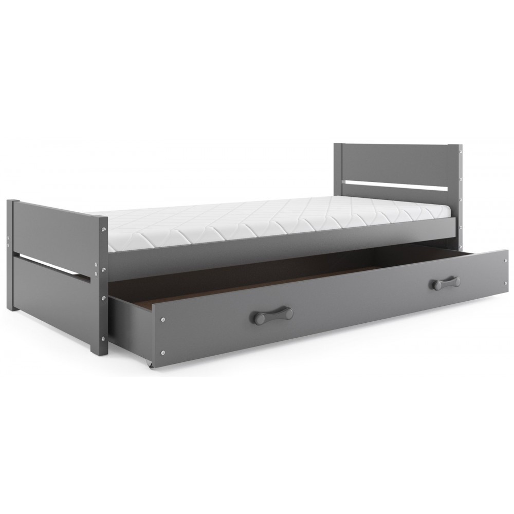 Κρεβάτι Lowey-Grafitis 206x97x68