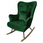 Κουνιστή πολυθρόνα Skandynavia II-Prasino