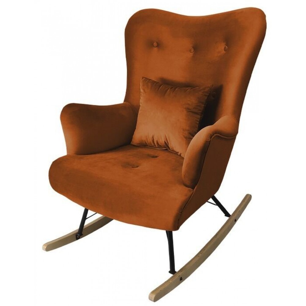 Κουνιστή πολυθρόνα Skandynavia II-Portokali