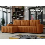 Γωνιακός καναπές Hugo-Portokali-Αριστερή