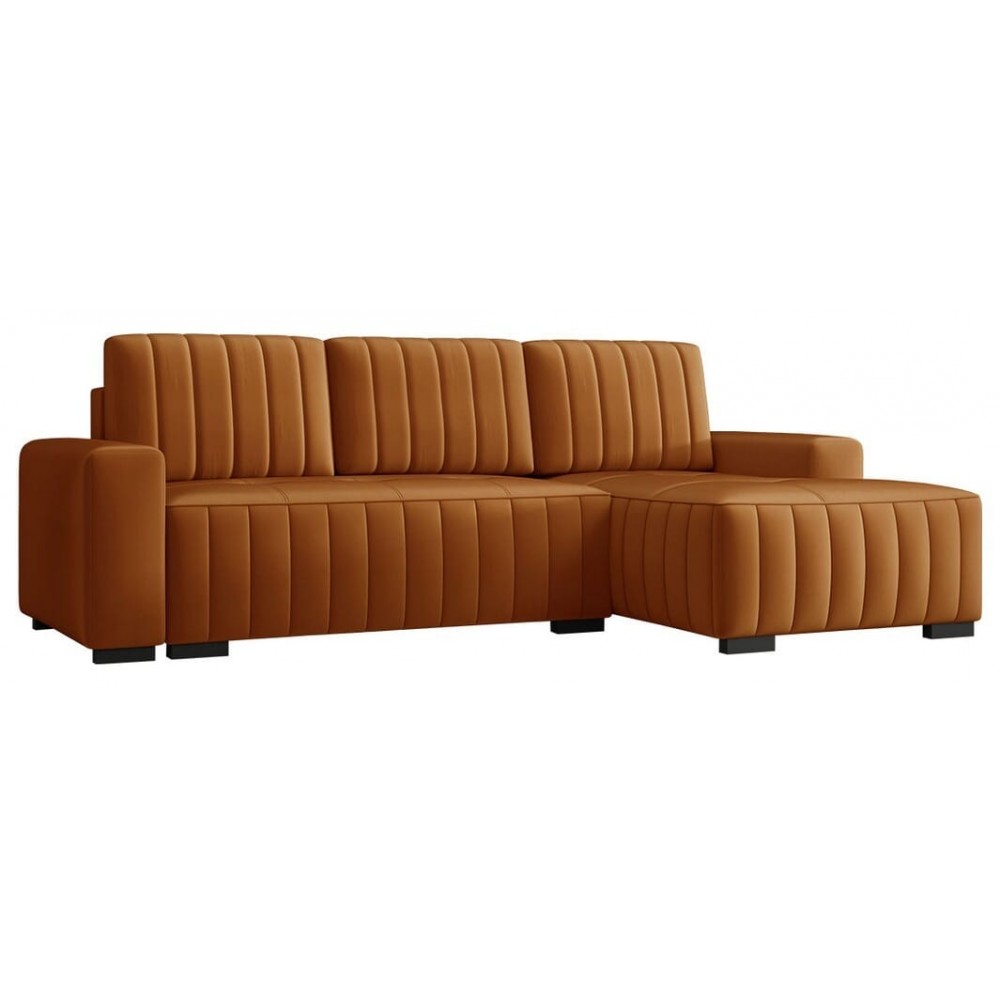 Γωνιακός καναπές Hugo-Portokali-Δεξιά