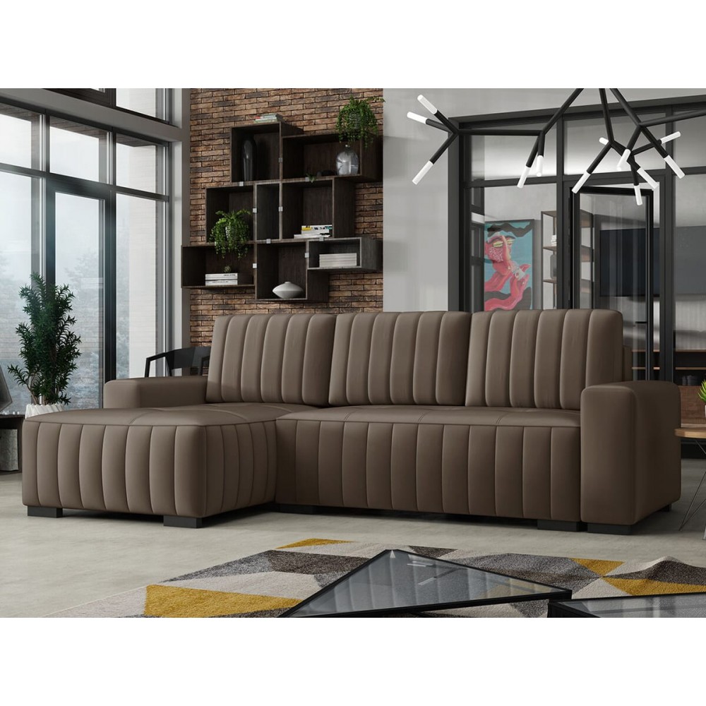 Γωνιακός καναπές Hugo-Kafe-Αριστερή