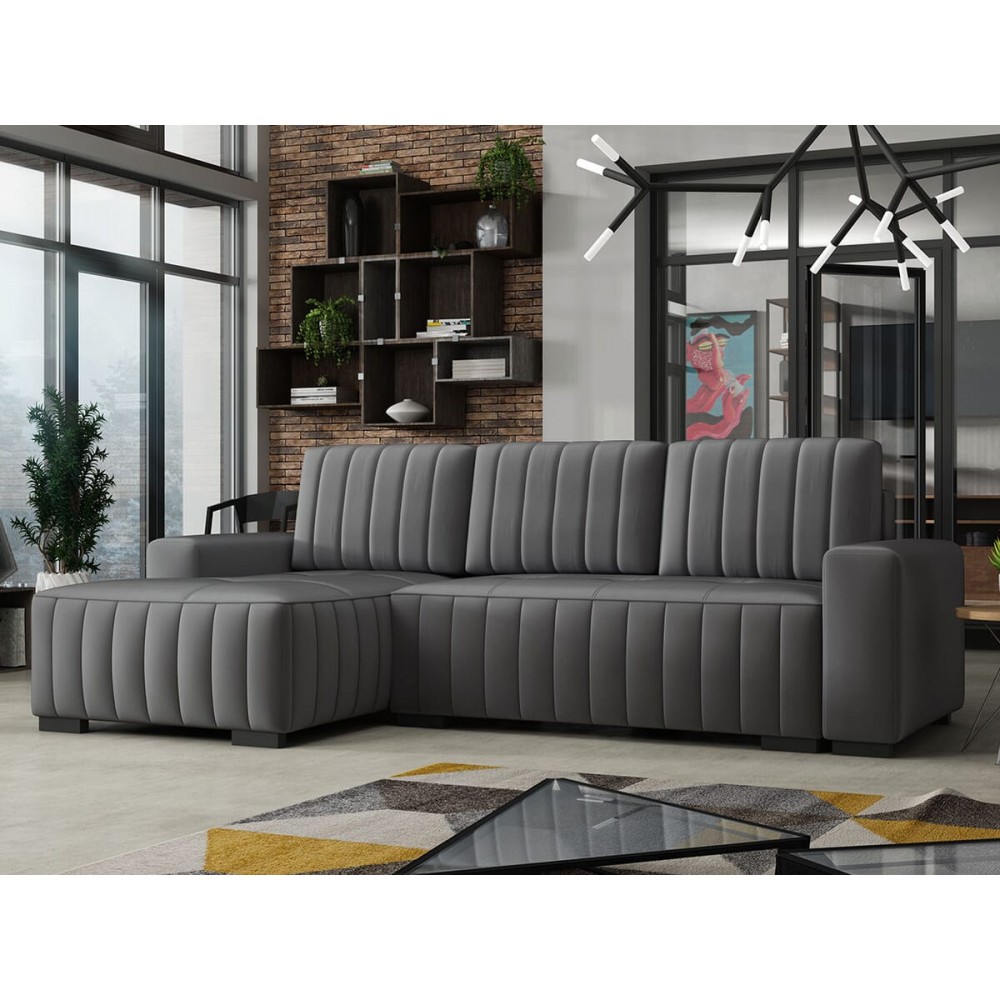 Γωνιακός καναπές Hugo-Gkri-Αριστερή