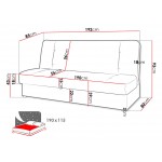Καναπές κρεβάτι Zelka-Gkri