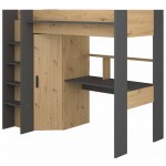 Πολυλειτουργικό κρεβάτι Dense-Fusiko-Mavro