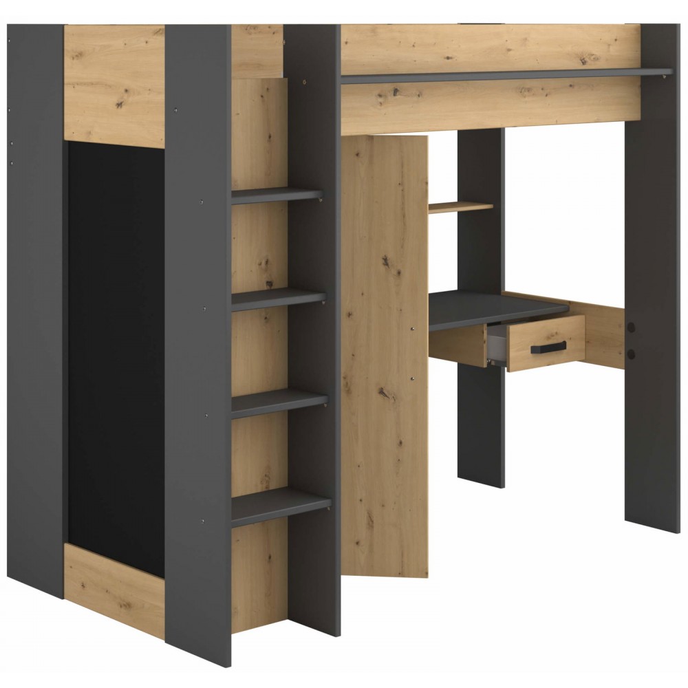 Πολυλειτουργικό κρεβάτι Dense-Fusiko-Mavro