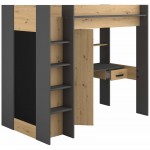 Πολυλειτουργικό κρεβάτι Dense-Fusiko-Mavro