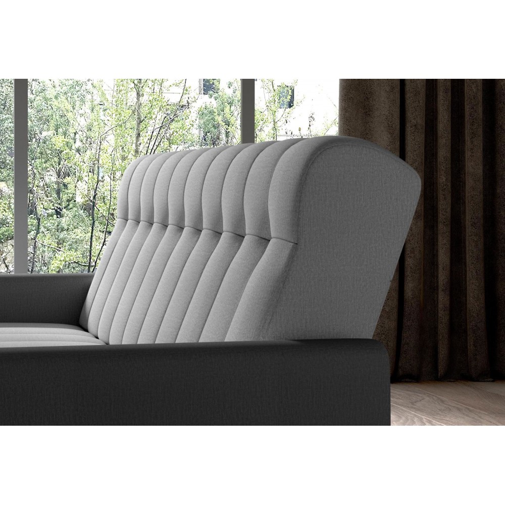 Καναπές Tager-Gkri skouro - Gkri anoixto