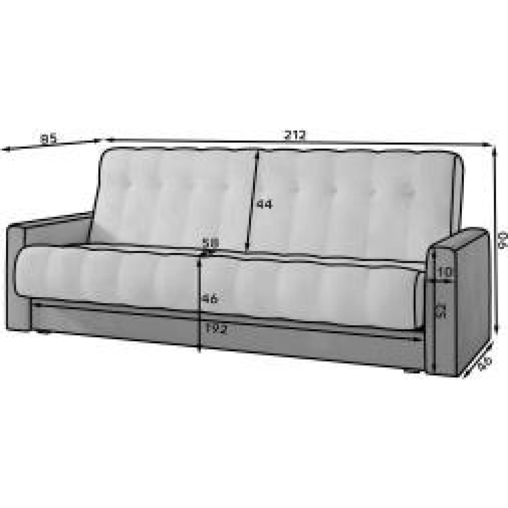 Καναπές Tager 210x85x90