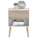 Κομοδίνο Randers-Φυσικό-Λευκό