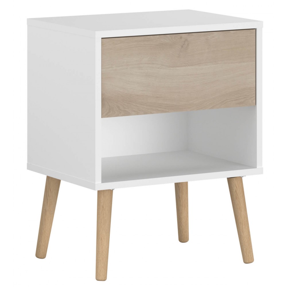 Κομοδίνο Randers-Φυσικό-Λευκό