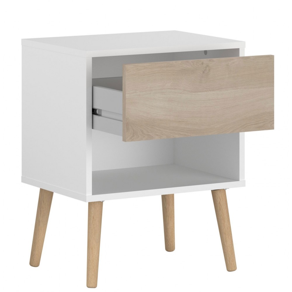 Κομοδίνο Randers-Φυσικό-Λευκό