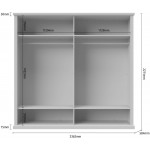 Ντουλάπα τετράφυλλη Tahoma 4D-Anthraki