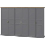 Ντουλάπα εξάφυλλη Tahoma 6D-Anthraki