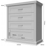 Συρταριέρα Tahoma 4S-Anthraki