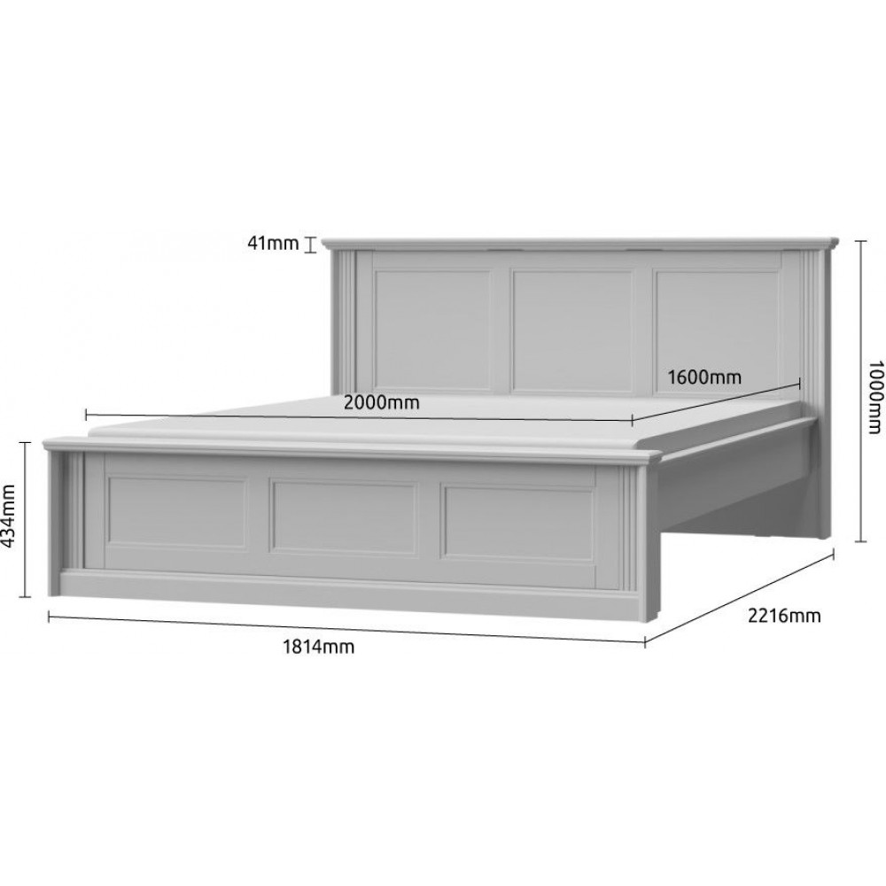 Κρεβάτι Tahoma-Anthraki-160x200