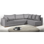 Γωνιακός καναπές Trendy-Αριστερή-285φ 185β εκ.-Γκρι Anoixto