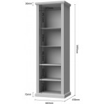 Βιτρίνα ψηλή Tahoma 2D-Anthraki