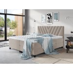 Επενδυμένο κρεβάτι Romantic-160 x 200 εκ.-Mpez
