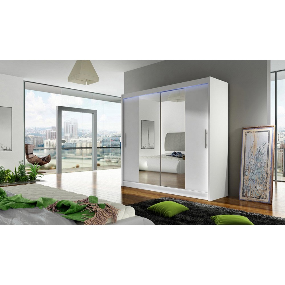 Ντουλάπα London II συρόμενη-Leuko